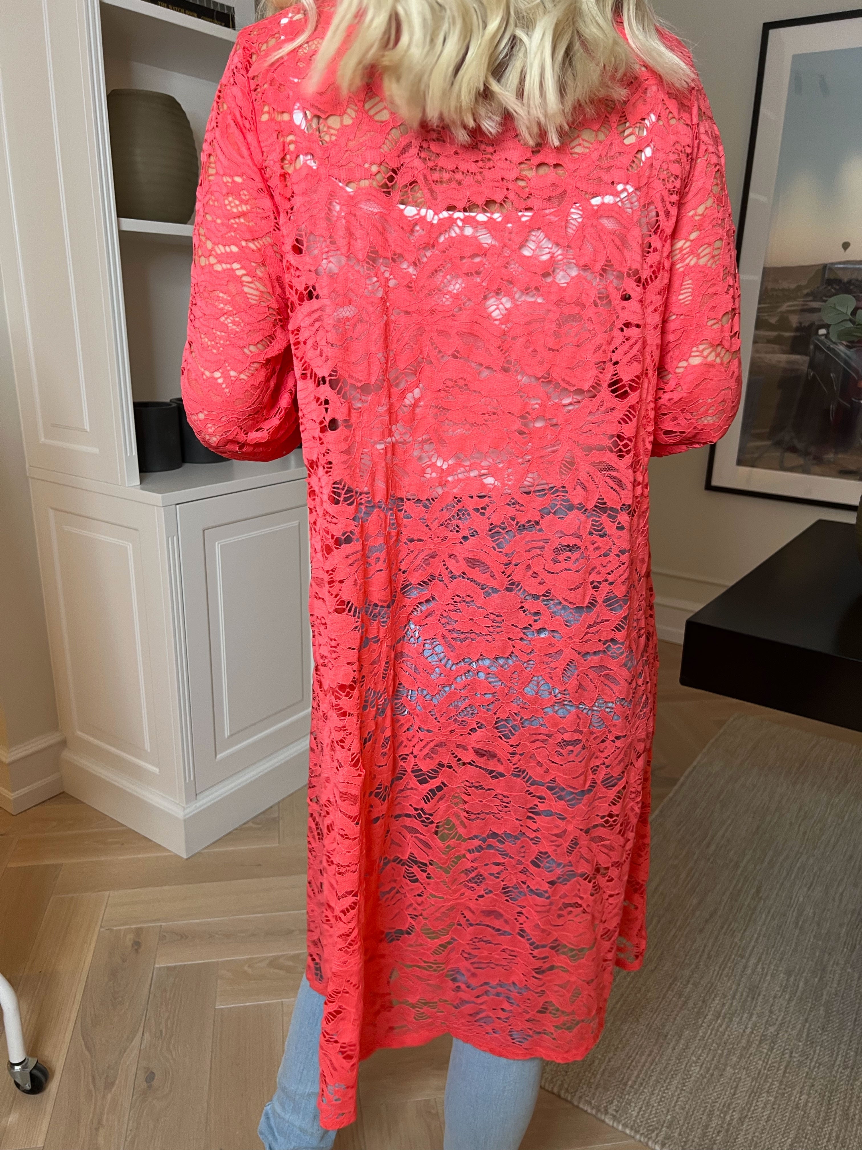 Emery - Blondecardigan med stræk i